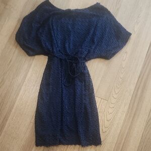 Jessica Howard Navy Lace Mini Dress